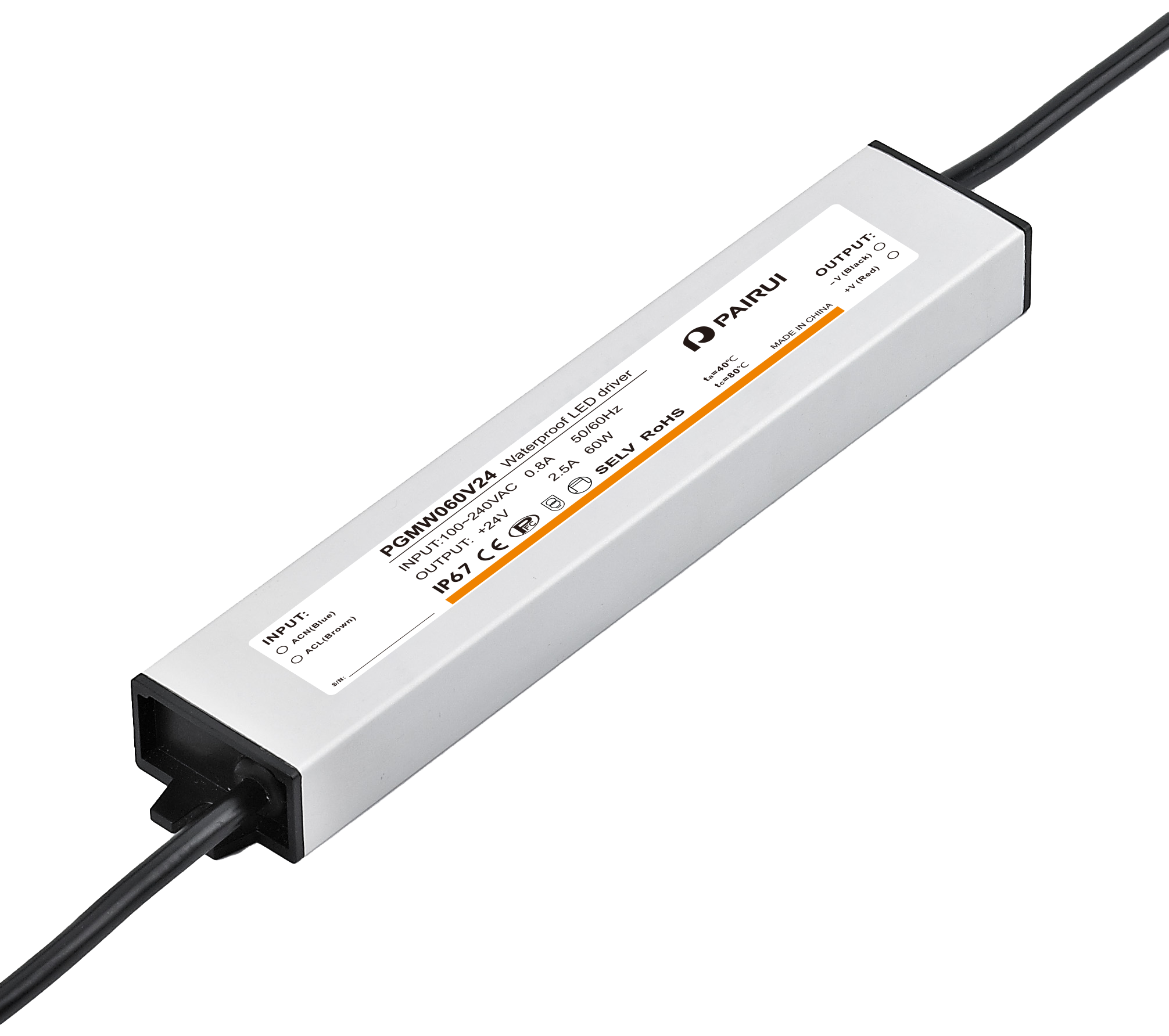 AC-DC-EU LED Driver_Constant Voltage Professional Type_PGMW60V24