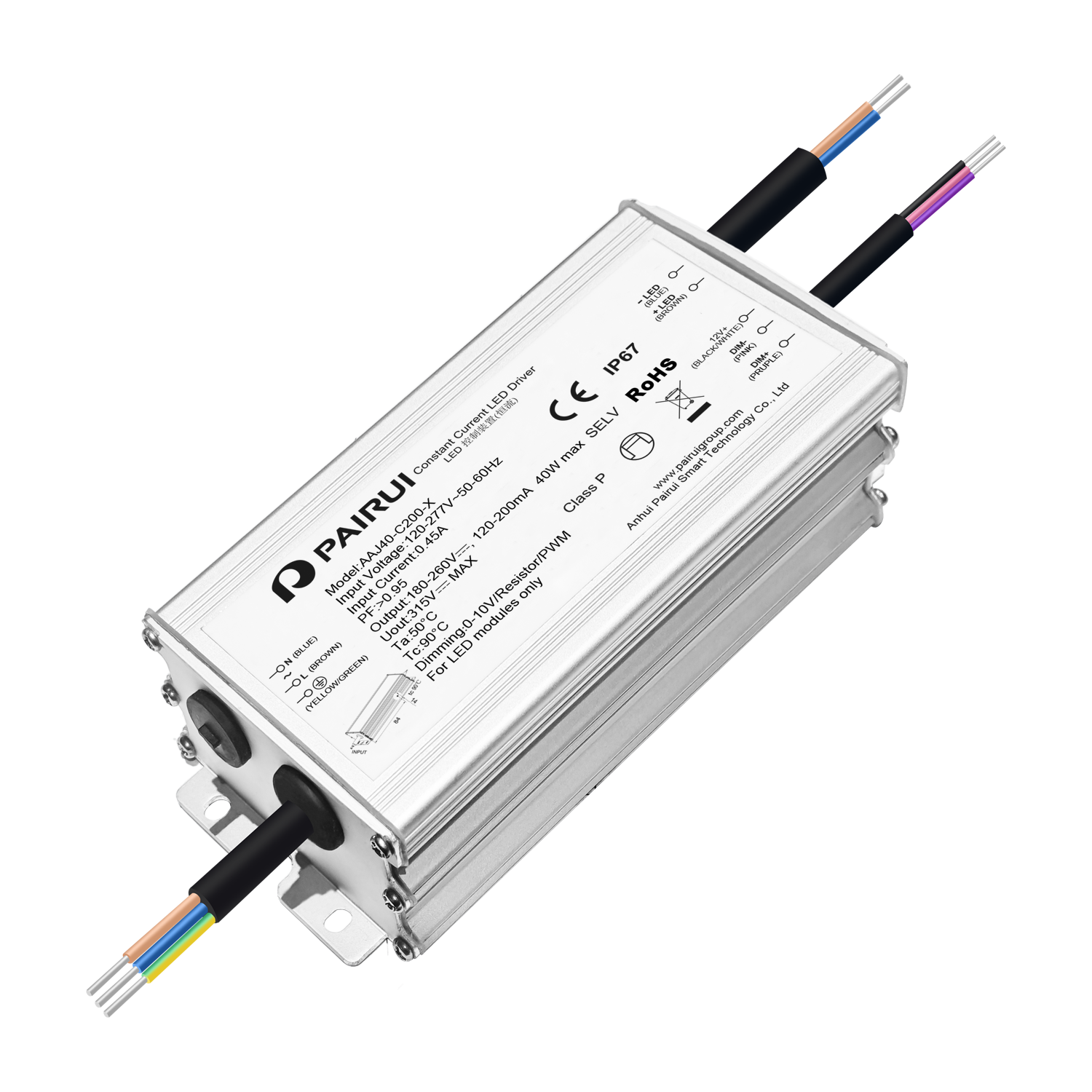 LED Power Supply-LED Drivers_AAJ_AAJ40-C200-X